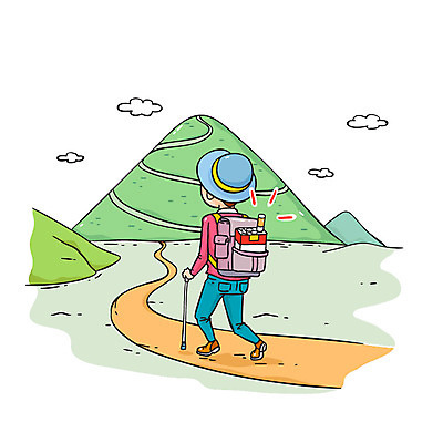 구름 모자 남자 일러스트 배낭 산 담배 한명 성인 등산 공익캠페인 등산스틱 불조심 국내일러스트 AI파일 자연요소 1 잡화 캠페인 가방 사람 트래킹 등산용품 파일형식 벡터