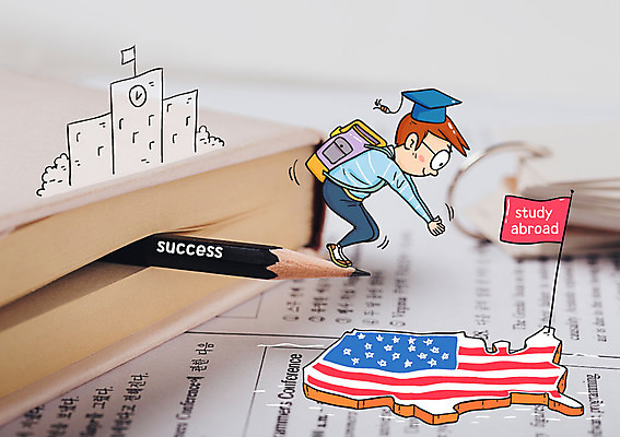 학생 남자 학사모 배낭 학교 청소년 포토일러 성공 한명 책 연필 미국 깃발 성조기 청소년교육 시험지 어학연수 미국지도 이미지편집 AI파일 편집이미지 모자_잡화 1 교육 컨셉 지도 북아메리카 가방 졸업 학용품 사람 필기구 국기 유학 파일형식 벡터