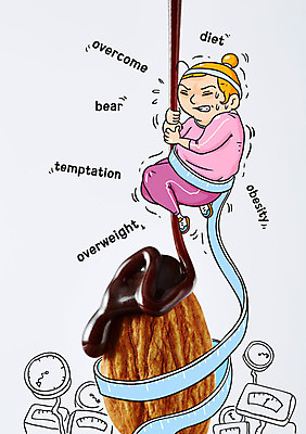 여자 음식 다이어트 포토일러 줄자 저울 한명 성인 흐름 비만 아몬드 초코시럽 이미지편집 AI파일 편집이미지 1 컨셉 자 건강 사람 초콜릿 견과류 몸매 시럽 파일형식 벡터