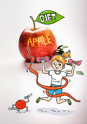 여자 음식 잎 다이어트 포토일러 한명 성인 점프 아령 사과 이미지편집 AI파일 식물 편집이미지 1 과일 모션 건강 사람 파일형식 벡터