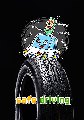 자동차 포토일러 술병 사람없음 위험 교통사고 타이어 음주운전 이미지편집 AI파일 편집이미지 육상교통 컨셉 병_용기 주류 운전 범죄 사건 파일형식 벡터