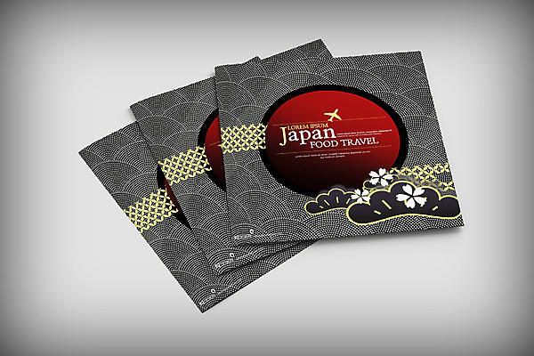 PSD 템플릿 편집 표지 리플렛 여행 비행기 팜플렛 사람없음 3D 일본 원형 정사각형 목업 편집소스 이미지템플릿 도형 아시아 항공교통 대중교통 디지털합성 파일형식