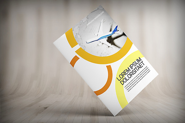 PSD 템플릿 편집 리플렛 여행 비행기 팜플렛 사람없음 3D 원형 목업 편집소스 이미지템플릿 도형 항공교통 대중교통 디지털합성 파일형식