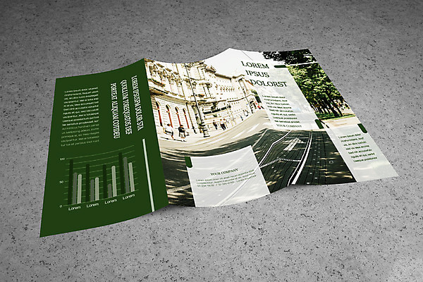 PSD 템플릿 편집 표지 도로 리플렛 팜플렛 사람없음 3D 목업 편집소스 이미지템플릿 길 교통시설 디지털합성 파일형식