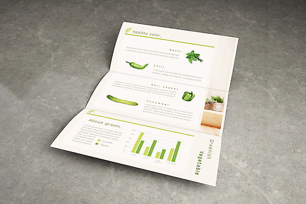 PSD 템플릿 편집 내지 리플렛 고추 피망 오이 팜플렛 사람없음 3D 목업 편집소스 이미지템플릿 채소 디지털합성 파일형식