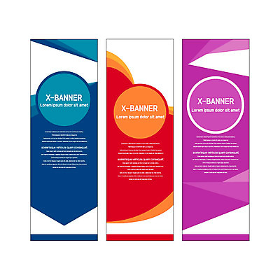 도형 템플릿 배너템플릿 세로배너 사람없음 현수막 원형 겹침 배너세트 엑스배너 AI파일 배너 세로 세트 파일형식 벡터