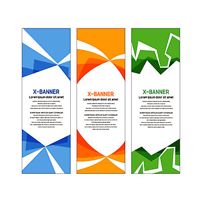 도형 템플릿 배너템플릿 세로배너 사람없음 현수막 겹침 지오메트릭 배너세트 엑스배너 AI파일 배너 세로 세트 파일형식 벡터