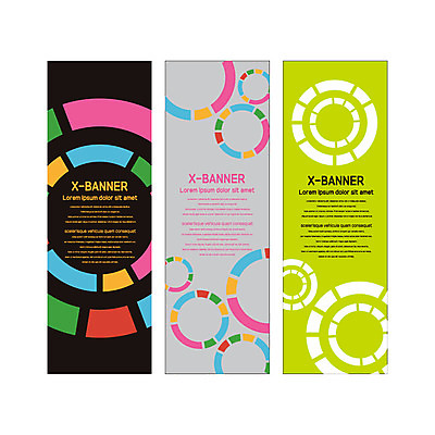 템플릿 배너템플릿 세로배너 패턴 곡선 사람없음 현수막 원형 연결 배너세트 엑스배너 AI파일 도형 배너 선 무늬 세로 세트 파일형식 벡터