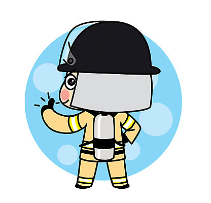 직업 남자 어린이 일러스트 직업캐릭터 한명 손짓 최고 소방관 직업체험 일러캐릭터 AI파일 캐릭터 1 모션 사람 체험학습 구조원 소방 파일형식 벡터