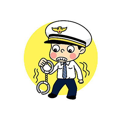 직업 남자 어린이 일러스트 직업캐릭터 한명 경찰 수갑 경찰복 직업체험 일러캐릭터 AI파일 캐릭터 1 유니폼 사람 체험학습 파일형식 벡터
