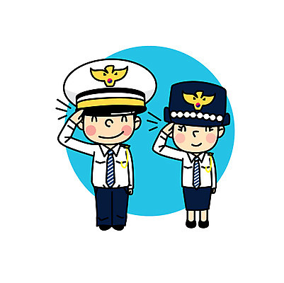 직업 여자 남자 어린이 일러스트 직업캐릭터 두명 경찰 경찰복 경례 직업체험 일러캐릭터 AI파일 캐릭터 유니폼 사람 인사 체험학습 파일형식 벡터