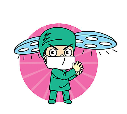 직업 남자 어린이 일러스트 조명 직업캐릭터 한명 의사 수술복 직업체험 일러캐릭터 AI파일 캐릭터 1 사람 의료진 가운 체험학습 파일형식 벡터