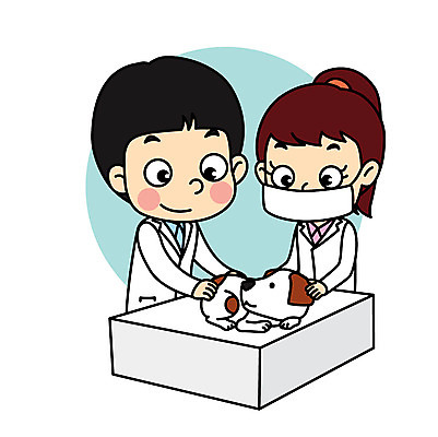 직업 여자 남자 어린이 일러스트 직업캐릭터 마스크 두명 강아지 직업체험 수의사 일러캐릭터 AI파일 캐릭터 사람 반려동물 의사 체험학습 개 파일형식 벡터