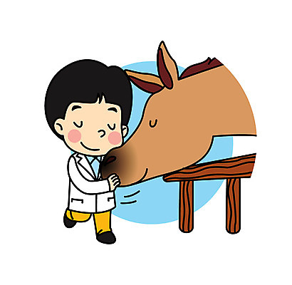 직업 남자 어린이 일러스트 직업캐릭터 한명 말_동물 직업체험 수의사 마굿간 일러캐릭터 AI파일 캐릭터 1 포유류 사람 의사 체험학습 외양간 파일형식 벡터