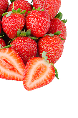 포토 JPG 해외이미지 딸기 단면 실내 사람없음 달콤 흰배경 슬라이스 해외202004 해외포토 백그라운드 과일 내부 흰색 맛 파일형식 이미지허브