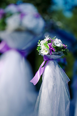 포토 JPG 해외이미지 전통 디자인 꽃 리본 꽃다발 결혼 결혼식 휴가 이벤트 사람없음 야외 장식 보라색 흰색 축하 직물 고급 우아함 라벤더 정중 해외202004 해외포토 식물 컬러 컨셉 허브 파일형식 이미지허브