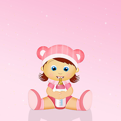 포토 JPG 해외이미지 여자 어린이 분홍색 일러스트 하늘 앉기 사람없음 우유 축하 아기 신생아 발표 세례 베이비샤워 해외202004 해외포토 컬러 컨셉 모션 유제품 사람 이벤트 파일형식 이미지허브