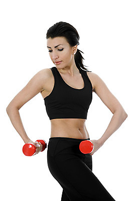 포토 JPG 해외이미지 스포츠 건강 한명 아령 흰색 고립 해외202004 해외포토 1 컬러 사람 파일형식 이미지허브