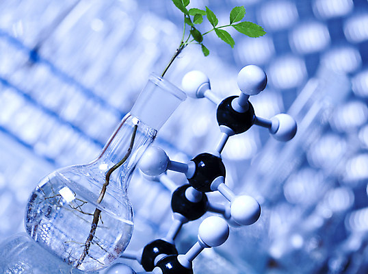 포토 JPG 해외이미지 식물 실내 실험 사람없음 액체 화학 실험실 플라스크 파란배경 비커 화학실험 분자구조모형 해외202004 해외포토 과학 백그라운드 실험기구 내부 파란색 모형 분자구조 파일형식 이미지허브