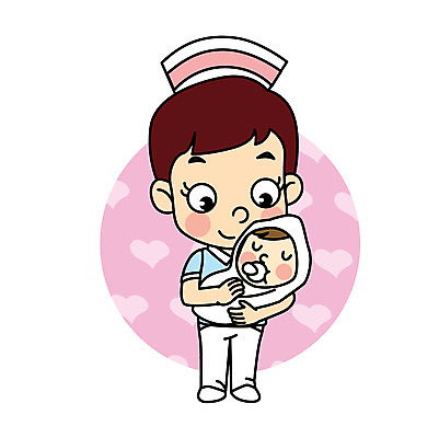 직업 여자 어린이 일러스트 안기 직업캐릭터 두명 간호사 신생아 직업체험 일러캐릭터 AI파일 캐릭터 모션 사람 의료진 아기 체험학습 파일형식 벡터