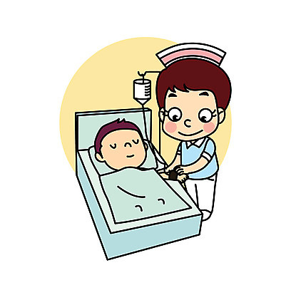 직업 여자 남자 어린이 일러스트 직업캐릭터 두명 환자 간호사 침대 링거 직업체험 혈압 일러캐릭터 AI파일 캐릭터 가구 의학 의료기기 사람 의료진 체험학습 파일형식 벡터