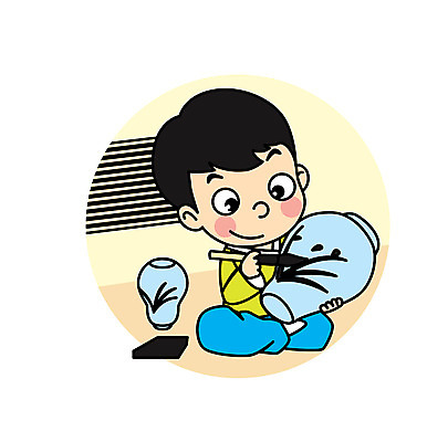 직업 전통 남자 어린이 일러스트 직업캐릭터 한명 도자기 그림 예술가 직업체험 일러캐릭터 AI파일 캐릭터 1 사람 체험학습 파일형식 벡터