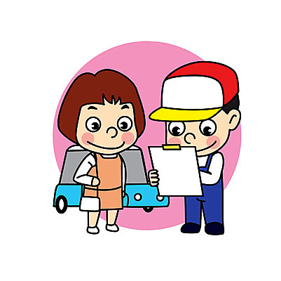 직업 여자 남자 어린이 일러스트 자동차 직업캐릭터 두명 고객 정비공 직업체험 정비소 일러캐릭터 AI파일 캐릭터 육상교통 사람 체험학습 기술자 파일형식 벡터