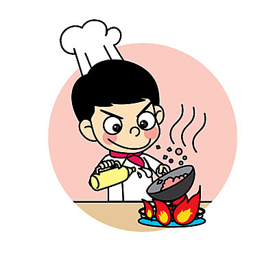 직업 남자 어린이 일러스트 직업캐릭터 요리 한명 요리사 가스레인지 조리복 볶음밥 직업체험 일러캐릭터 AI파일 캐릭터 1 음식 유니폼 사람 가전제품 레인지 체험학습 파일형식 벡터