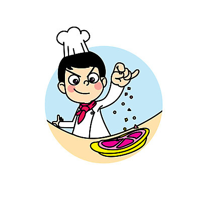 직업 남자 어린이 일러스트 직업캐릭터 요리 한명 웃음 요리사 조리복 소금 직업체험 일러캐릭터 AI파일 캐릭터 1 유니폼 표정 사람 체험학습 파일형식 벡터