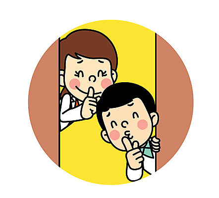 직업 여자 남자 어린이 일러스트 직업캐릭터 웃음 두명 가운 과학자 쉿 직업체험 일러캐릭터 AI파일 캐릭터 옷 과학 표정 사람 체험학습 조용 학자 파일형식 벡터