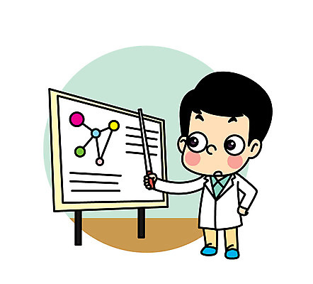 직업 남자 어린이 과학 일러스트 직업캐릭터 설명 한명 칠판 가운 과학자 직업체험 일러캐릭터 AI파일 캐릭터 1 옷 모션 사람 체험학습 학자 파일형식 벡터