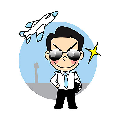 직업 남자 어린이 일러스트 비행기 직업캐릭터 한명 파일럿 직업체험 일러캐릭터 AI파일 캐릭터 1 항공교통 대중교통 사람 체험학습 파일형식 벡터