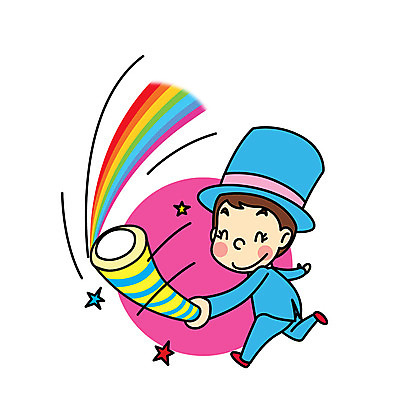 직업 남자 어린이 무지개 일러스트 직업캐릭터 한명 마술 마술사 마술봉 직업체험 일러캐릭터 AI파일 자연요소 캐릭터 1 사람 체험학습 마술도구 파일형식 벡터
