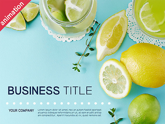 템플릿 비즈니스 그래프 사람없음 세트 주스 레몬 레모네이드 PPT 프레젠테이션 문서템플릿 문서 라임 애니형PPT 8P 이미지템플릿 음료 과일 에이드 파일형식