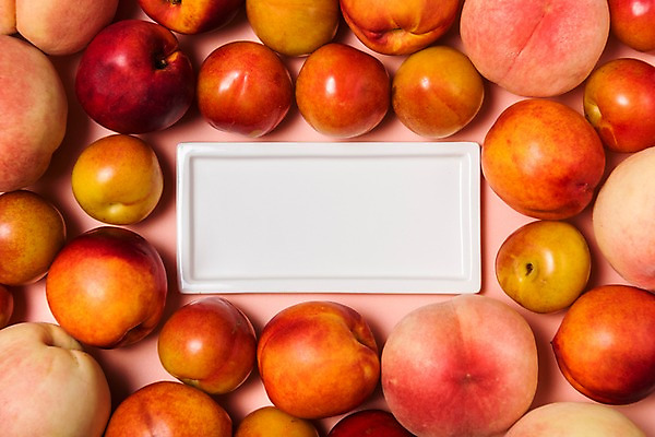 포토 JPG 접시 프레임 사람없음 하이앵글 여러개 다양 복숭아 자두 살구 제철 제철과일 국내포토 식기 뷰포인트 다수 과일 파일형식