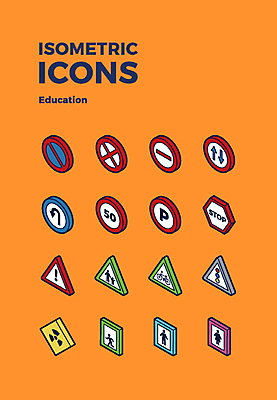 아이콘 교육 경고 사람없음 세트 자전거 금지 표지판 정지 신호등 탈출 방향 웹아이콘 주차장 아이소메트릭 방사능 속도제한 유턴 50킬로미터 2D아이콘 AI파일 컨셉 모션 알림판 바이크 제한속도 파일형식 벡터