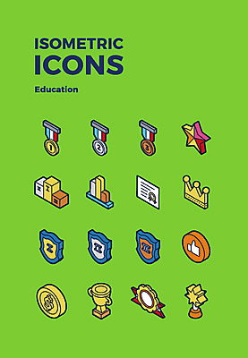 아이콘 교육 별 왕관 사람없음 세트 최고 트로피 메달 웹아이콘 순위 아이소메트릭 등수 2D아이콘 AI파일 자연요소 상_우승 상_상패 파일형식 벡터