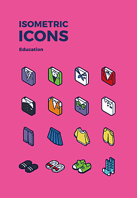 아이콘 교육 교복 운동화 유니폼 바지 양말 슬리퍼 실내화 사람없음 세트 치마 웹아이콘 체육복 아이소메트릭 2D아이콘 AI파일 옷 신발 하의 운동복 체육 파일형식 벡터