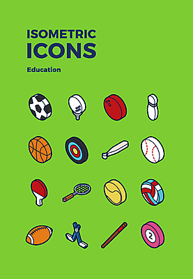 아이콘 교육 골프 농구 사람없음 세트 럭비 축구 야구 테니스 야구방망이 볼링핀 볼링 배구 탁구 당구 야구공 웹아이콘 배드민턴 하키 아이소메트릭 2D아이콘 AI파일 공 구기 야구용품 볼링용품 파일형식 벡터