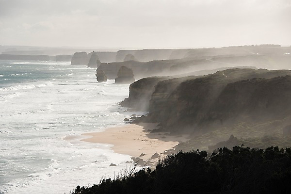 포토 JPG 주간 해외풍경 해외 바다 풍경 사람없음 야외 절벽 안개 바위 호주 국내포토 자연요소 날씨 돌_바위 오세아니아 파일형식