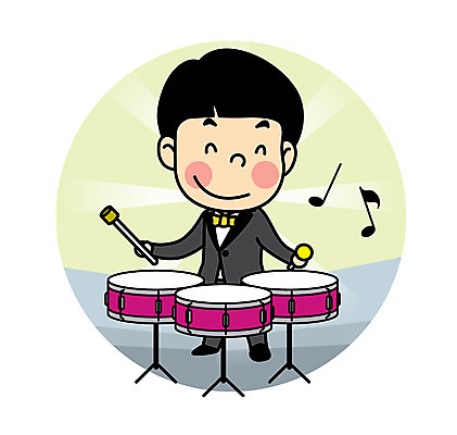 캐릭터 남자 어린이 연주 일러스트 직업캐릭터 한명 연주자 직업체험 작은북 일러캐릭터 AI파일 직업 1 음악 사람 음악가 체험학습 북 파일형식 벡터