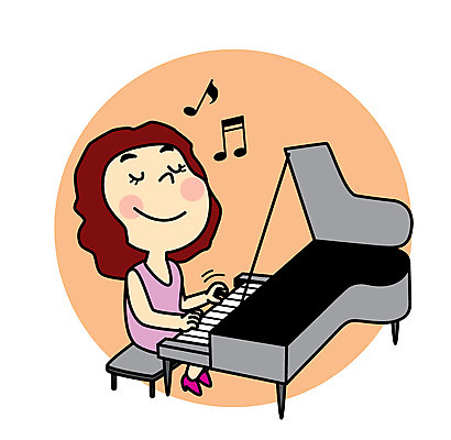 캐릭터 여자 어린이 악기 연주 일러스트 직업캐릭터 한명 연주자 건반 피아노 직업체험 일러캐릭터 AI파일 직업 1 음악 사람 음악가 체험학습 건반악기 파일형식 벡터