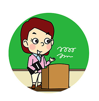 캐릭터 여자 어린이 일러스트 직업캐릭터 한명 교사 칠판 교탁 직업체험 일러캐릭터 AI파일 직업 1 사람 체험학습 파일형식 벡터