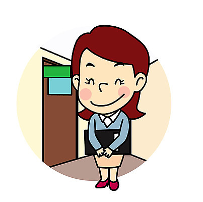 캐릭터 여자 어린이 일러스트 교실 직업캐릭터 한명 교사 복도 직업체험 출석부 일러캐릭터 AI파일 직업 1 교육 학교 사람 체험학습 파일형식 벡터 출석