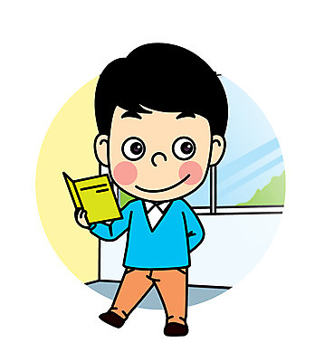 캐릭터 남자 어린이 일러스트 직업캐릭터 한명 들기 책 교사 직업체험 일러캐릭터 AI파일 직업 1 모션 사람 체험학습 파일형식 벡터