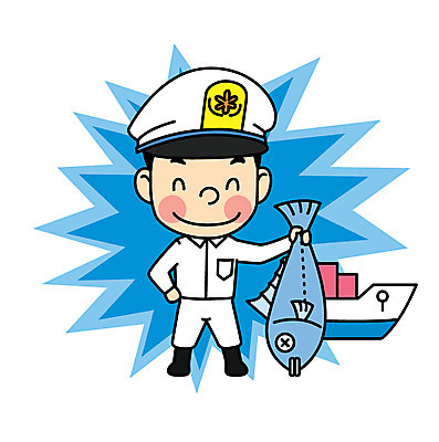 캐릭터 남자 어린이 일러스트 직업캐릭터 어류 한명 어부 직업체험 일러캐릭터 AI파일 직업 1 사람 수중동물 체험학습 파일형식 벡터