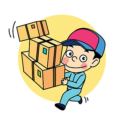 캐릭터 남자 어린이 일러스트 직업캐릭터 한명 택배기사 택배 직업체험 택배상자 일러캐릭터 AI파일 직업 1 사람 상자 운송업 체험학습 배달원 파일형식 벡터