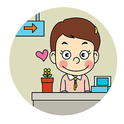 캐릭터 여자 어린이 일러스트 직업캐릭터 한명 은행 직업체험 은행원 일러캐릭터 AI파일 직업 1 사람 금융 체험학습 파일형식 벡터