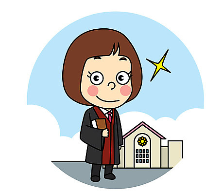 캐릭터 여자 어린이 일러스트 직업캐릭터 한명 판사복 판사 법원 직업체험 법전 일러캐릭터 AI파일 직업 1 사람 책 가운 체험학습 법률가 파일형식 벡터