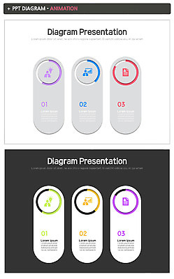 도형 템플릿 비즈니스 아이디어 사람없음 세트 원형 PPT 프레젠테이션 문서템플릿 문서 애니형PPT 이미지템플릿 컨셉 파일형식